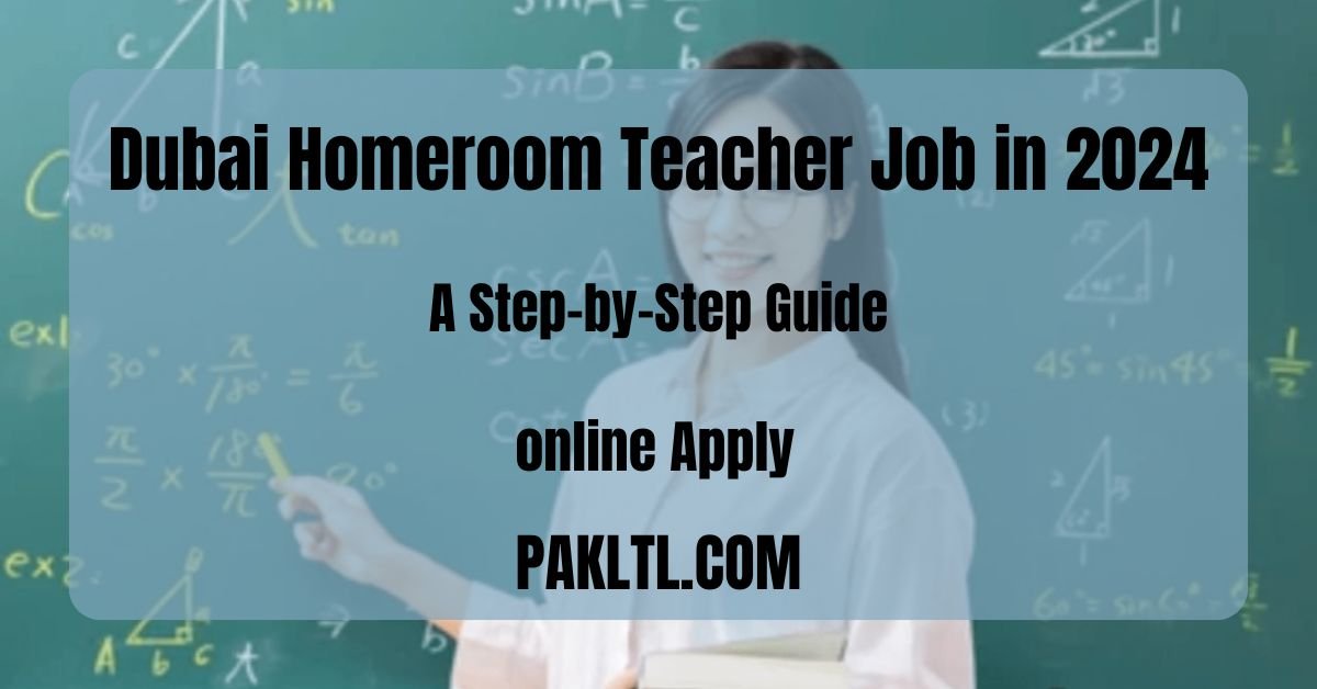 Discover the Perfect Opportunity: Dubai Homeroom Teacher Job Starting November 2024