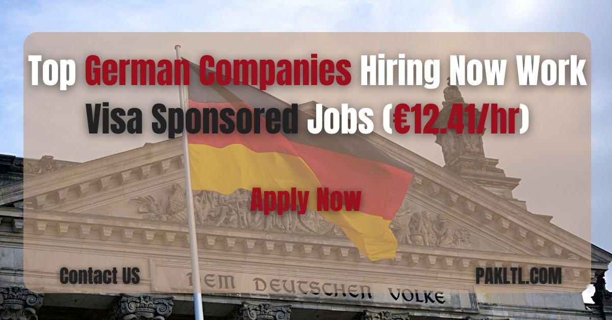 Top German Companies Hiring Now Work Visa Sponsored Jobs (€12.41/hr)